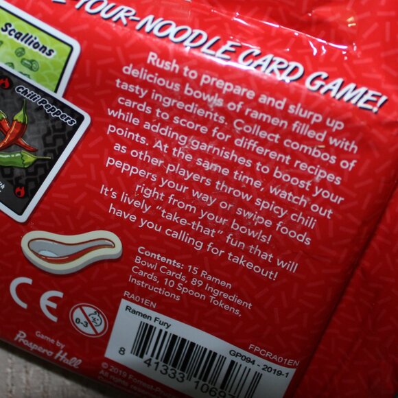 FREE*❤️RAMEN FURY Card Game Take-Out Themed Strategy Game Family Fun 2-5 Players - Picture 8 of 8